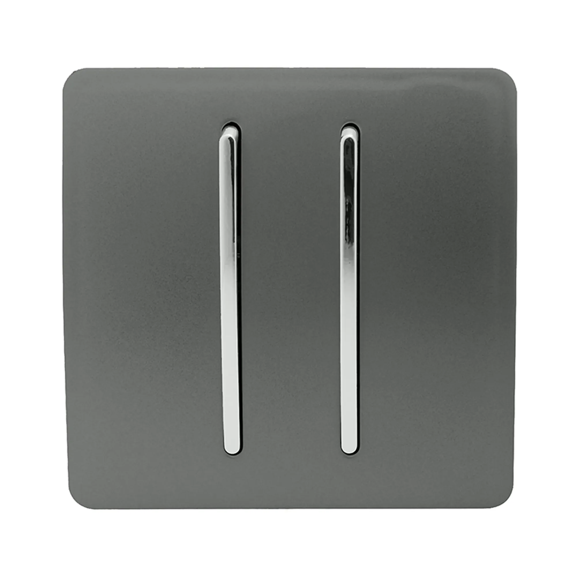 ART-SS29CH  2 Gang (1x2 Way 1x3 Way Intermediate) Charcoal